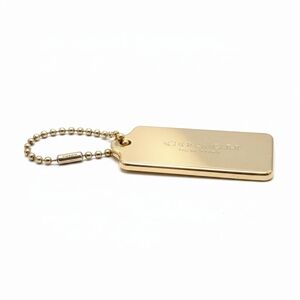 Coach Metallic Gold Hang Tag